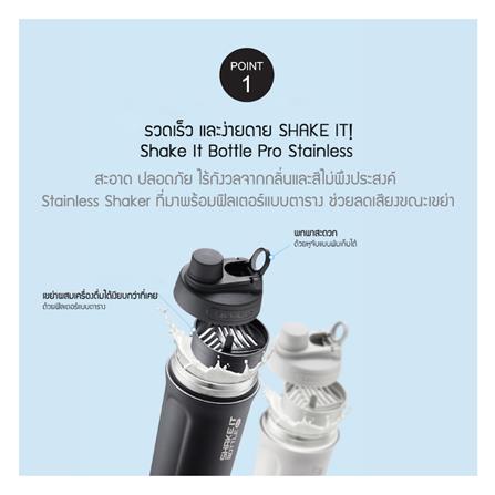 กระติกสุญญากาศ 0.65 ลิตร LOCKNLOCK SHAKE IT BOTTLE PRO STAINLESS สีดำ_6