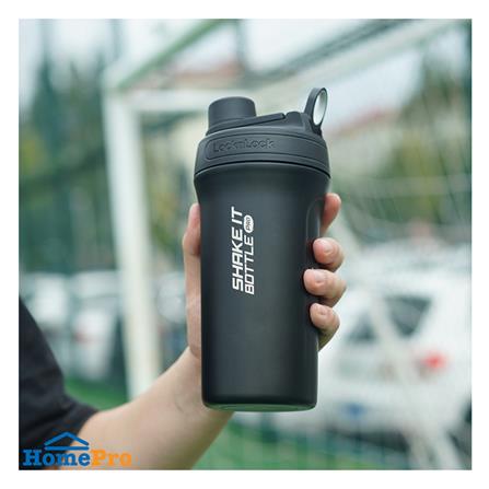 กระติกสุญญากาศ 0.65 ลิตร LOCKNLOCK SHAKE IT BOTTLE PRO STAINLESS สีดำ_1