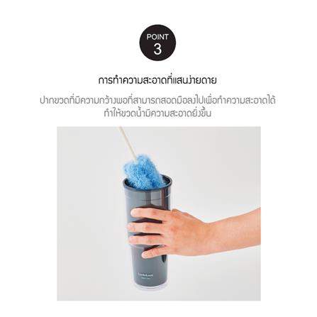 แก้วน้ำพลาสติก 900 มล. LOCKNLOCK DOUBLEWALL COLD CUP สีน้ำเงิน_4