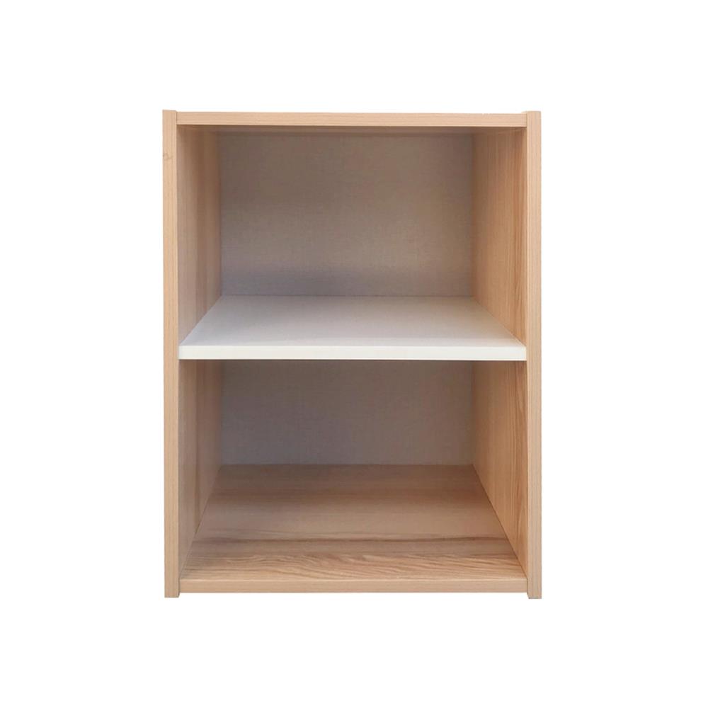 ตู้โล่ง 2 ช่อง FURDINI FINE ลายไม้/ครีมขาวผ้า