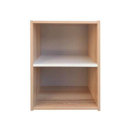 ตู้โล่ง 2 ช่อง FURDINI FINE ลายไม้/ครีมขาวผ้า_2