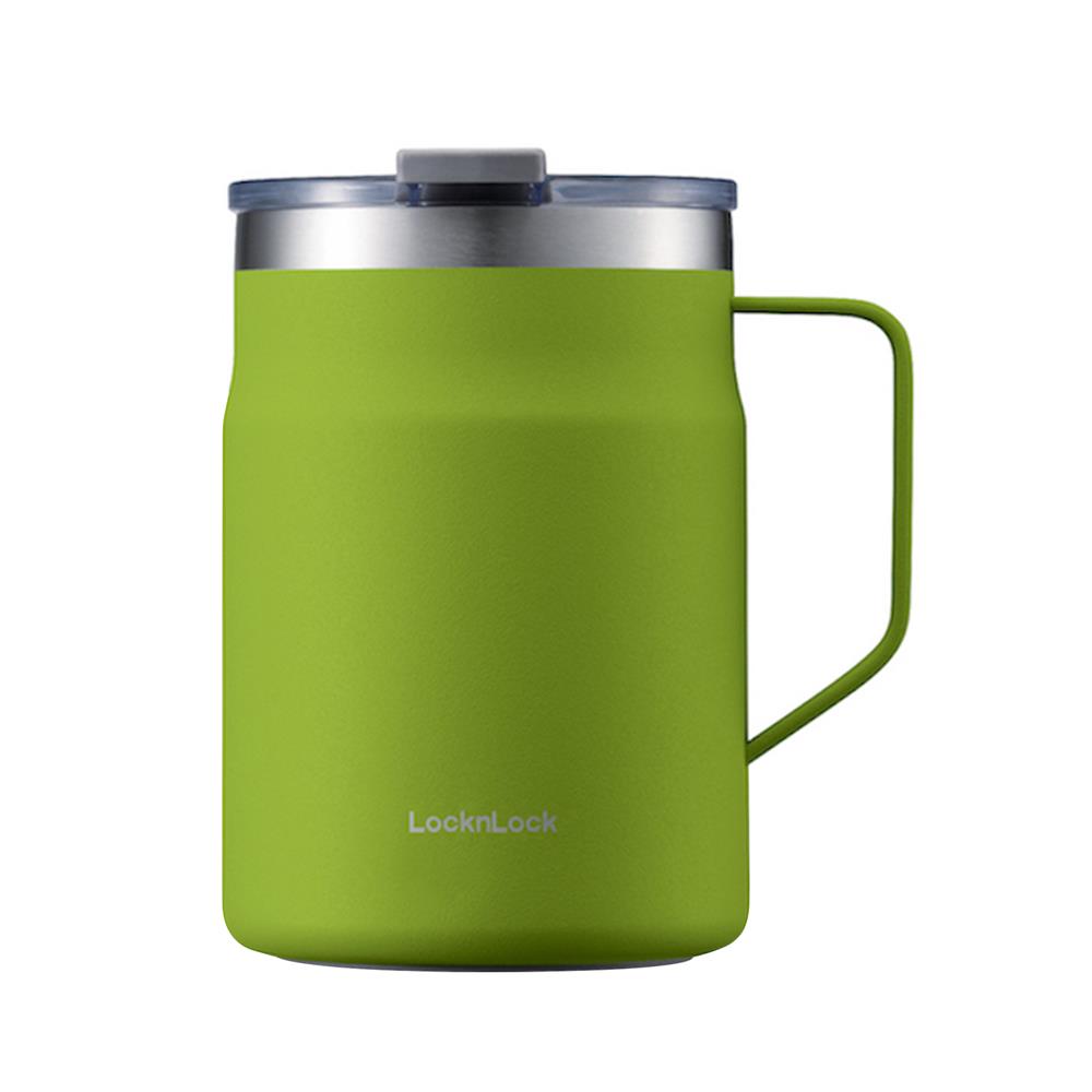 กระติกสุญญากาศ 475 มล. LOCKNLOCK METRO MUG สีเขียวกากี