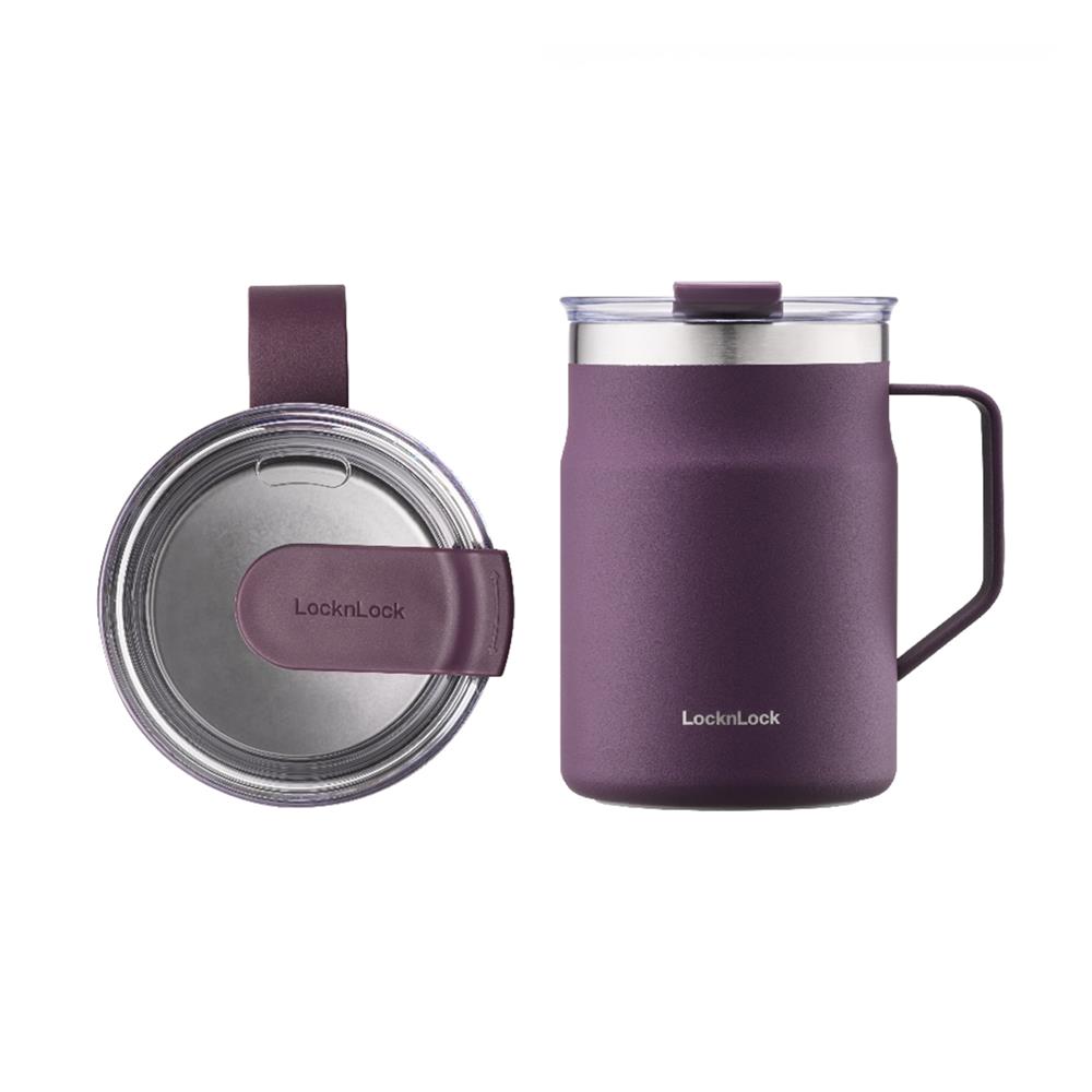กระติกสุญญากาศ 475 มล. LOCKNLOCK METRO MUG สีม่วง