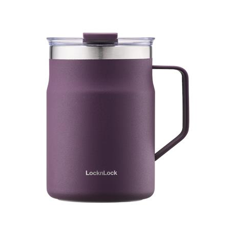 กระติกสุญญากาศ 475 มล. LOCKNLOCK METRO MUG สีม่วง_0