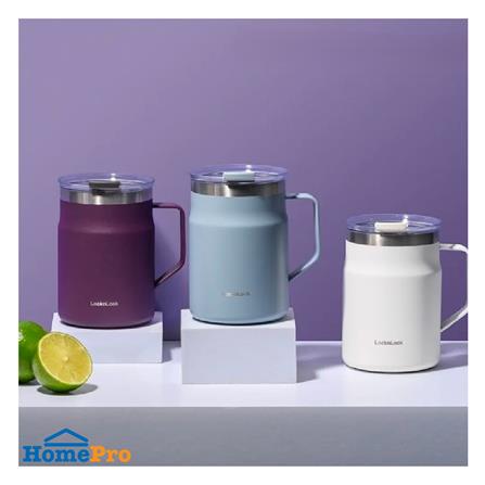กระติกสุญญากาศ 475 มล. LOCKNLOCK METRO MUG สีม่วง_2