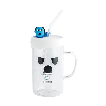 แก้วน้ำ 600 มล. LOCKNLOCK CAFE GLASS BOTTLE สีขาว_0