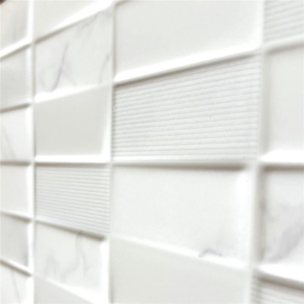 กระเบื้องผนัง 30x45 ซม. COTTO ออโรร่า เดคโค่ ขาว PM 0.81 ตร.ม.