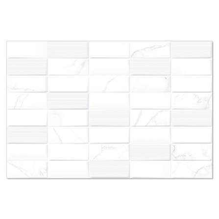 กระเบื้องผนัง 30x45 ซม. COTTO ออโรร่า เดคโค่ ขาว PM 0.81 ตร.ม._0