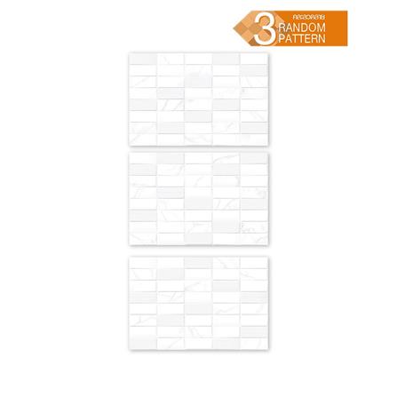กระเบื้องผนัง 30x45 ซม. COTTO ออโรร่า เดคโค่ ขาว PM 0.81 ตร.ม._1