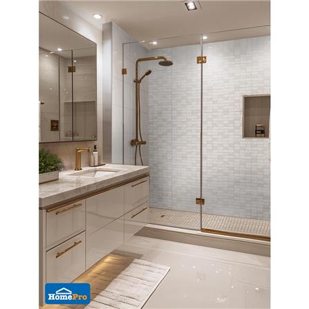 กระเบื้องผนัง 30x45 ซม. COTTO ออโรร่า เดคโค่ ขาว PM 0.81 ตร.ม._5