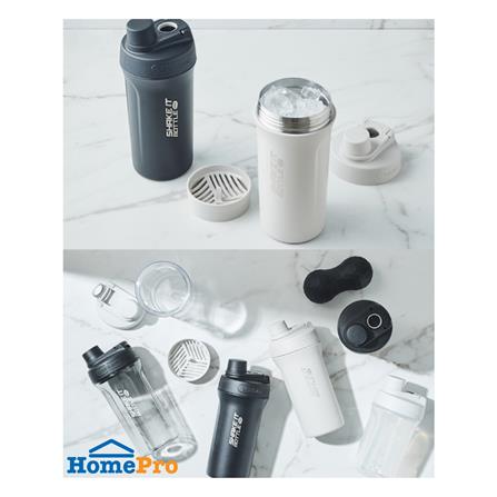 กระติกสุญญากาศ 0.65 ลิตร LOCKNLOCK SHAKE IT BOTTLE PRO STAINLESS สีเทา_5