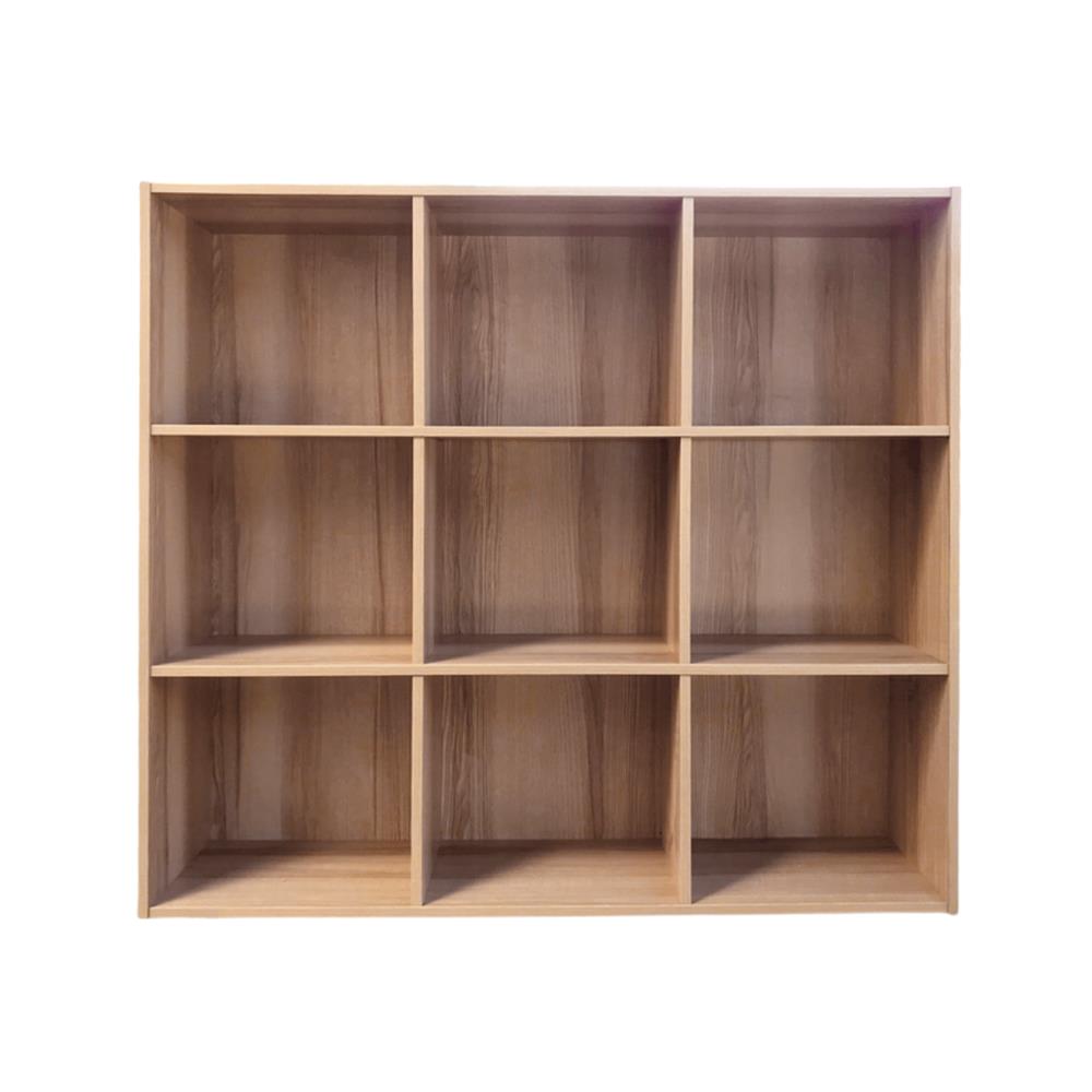 ชั้นวางของทึบ 9 ช่อง FURDINI FINE 120 ซม. ลายไม้_1