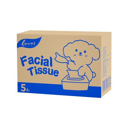 กระดาษเช็ดหน้า LOVER HANDS DOG 60 แผ่น (25 ห่อ/ลัง)_1