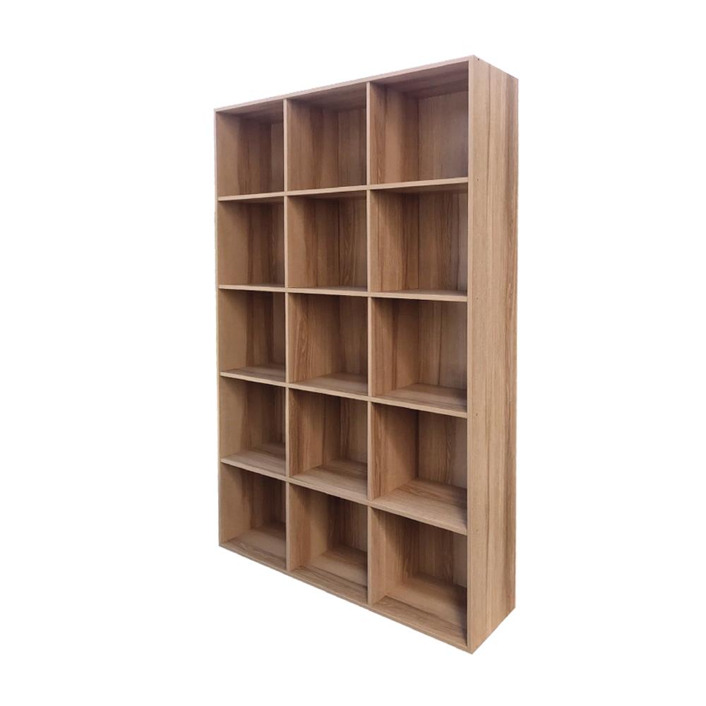 ชั้นวางของทึบ 15 ช่อง FURDINI FINE 120 ซม. ลายไม้