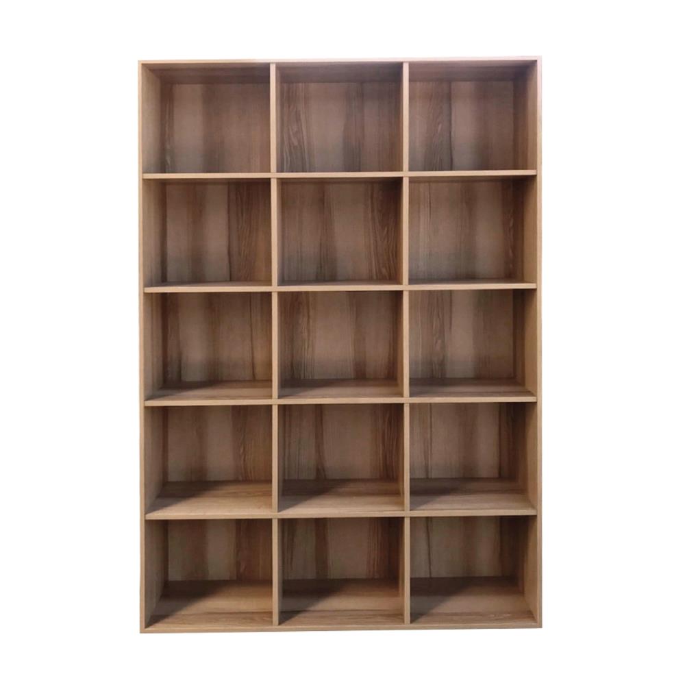 ชั้นวางของทึบ 15 ช่อง FURDINI FINE 120 ซม. ลายไม้