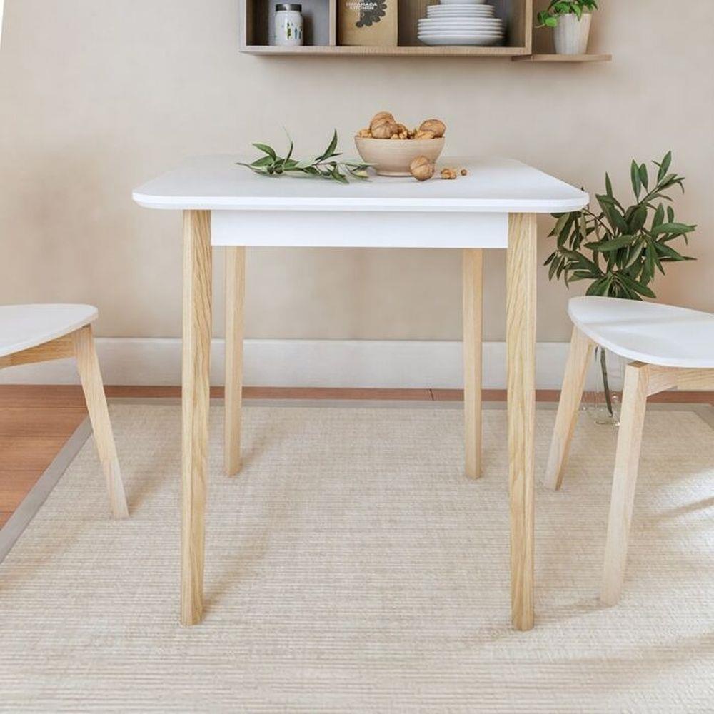 โต๊ะอาหาร KONCEPT 19205649 75 ซม. สีขาว