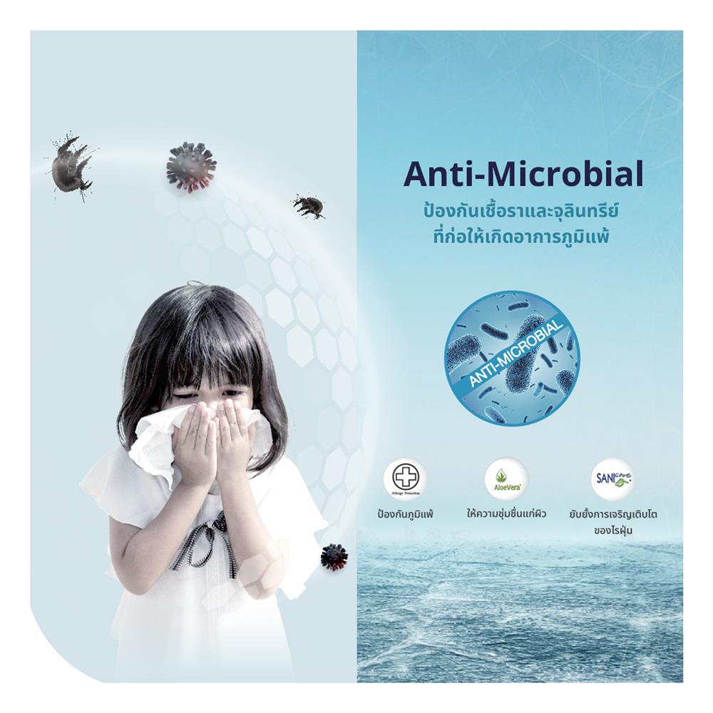 หมอนหนุน เมมโมรี่โฟม LOTUS ITALIAN MICRO VISCO 2.0 20x30 นิ้ว สีขาว