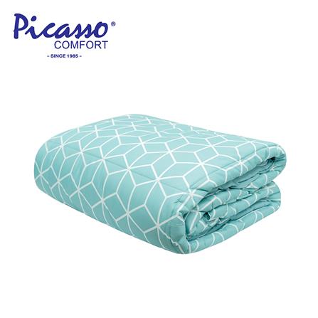 ผ้านวม PICASSO SMILE BAMA 60X80 นิ้ว สี GREEN MINT_0