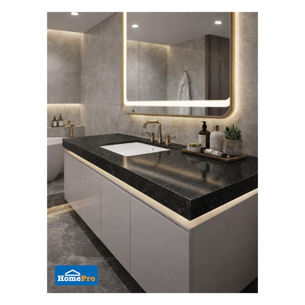 หินสังเคราะห์ 80x160 ซม. TARA เทอร์ราชโซ่ สีดำ