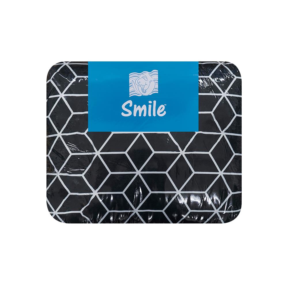 ผ้านวม PICASSO SMILE BAMA 60X80 นิ้ว สี DARK GREY