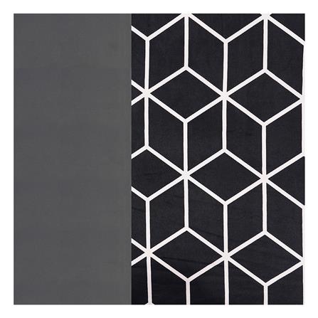 ผ้านวม PICASSO SMILE BAMA 60X80 นิ้ว สี DARK GREY_1