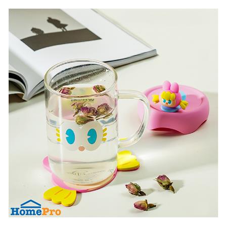 แก้วน้ำ 500 มล. LOCKNLOCK CAFE GLASS BOTTLE สีชมพู_1