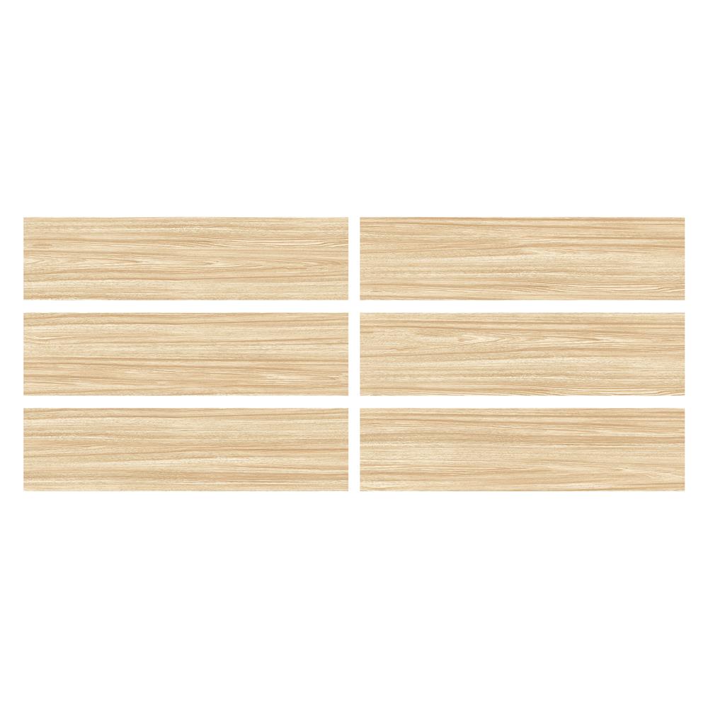 กระเบื้องพื้นพอร์ซเลน 15x60 ซม. TARA เดเรโว่ เบจ PM 0.99 ตร.ม.