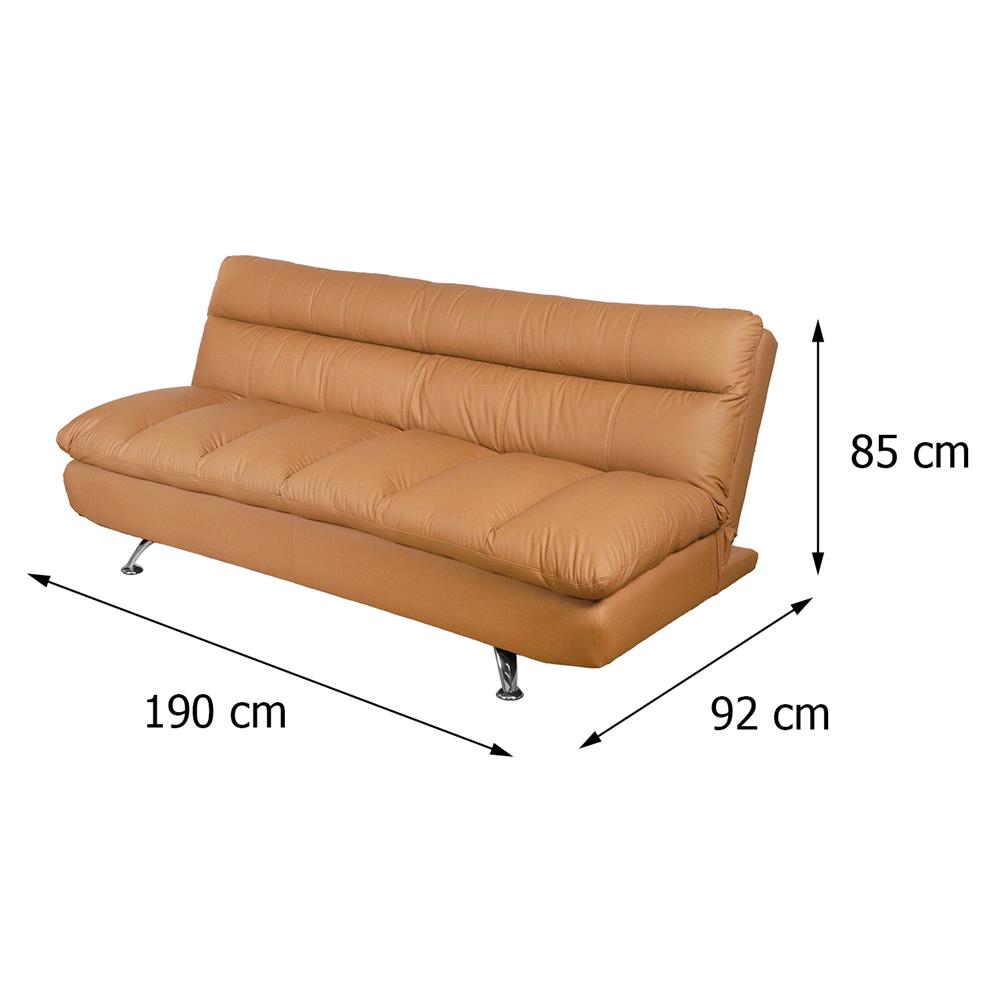 โซฟาเบด 2 ที่นั่ง FURDINI LANO สีน้ำตาลอ่อน