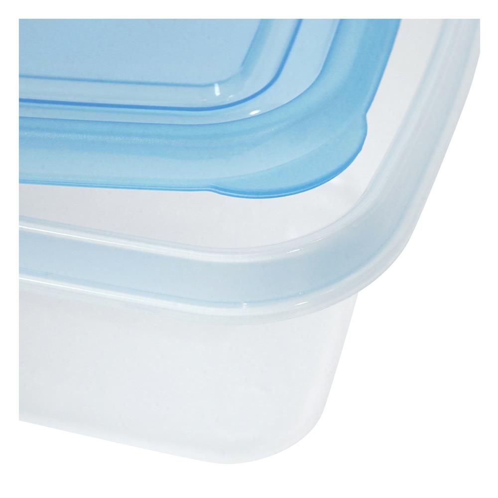 กล่องอาหารเหลี่ยม 0.5 ลิตร KECH NOLA หลากสี (แพ็ก 4 ชิ้น)