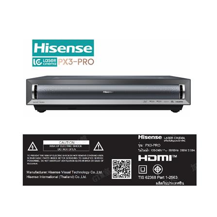 ทีวีเลเซอร์ 100 นิ้ว HISENSE (4K, LASER, VIDAA) PX3-PRO+DLT100B1_6