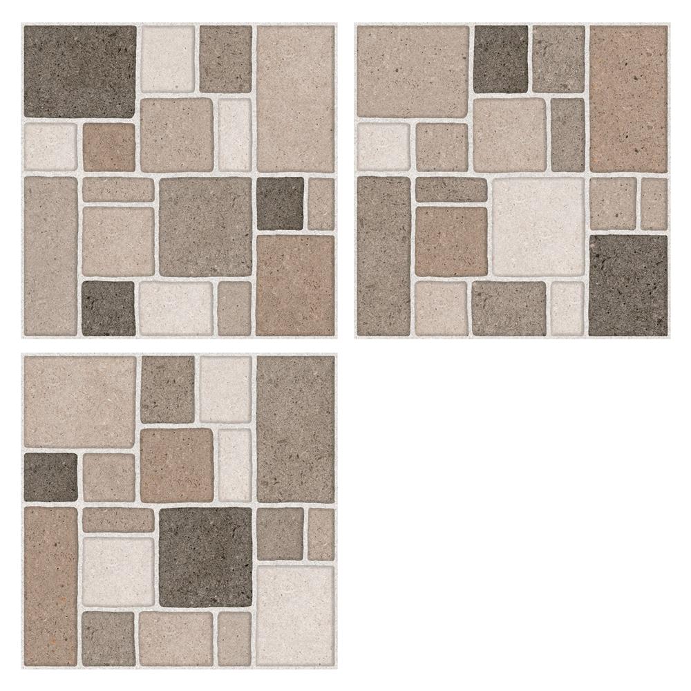 กระเบื้องพื้น 16x16 นิ้ว TARA อัลบอน มิกซ์ น้ำตาล A 0.96 ตร.ม.