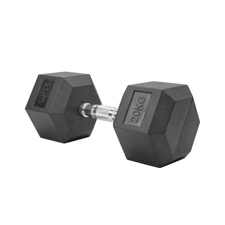 ดัมเบลหกเหลี่ยม หุ้มยาง IRONTEC 20 กก._0