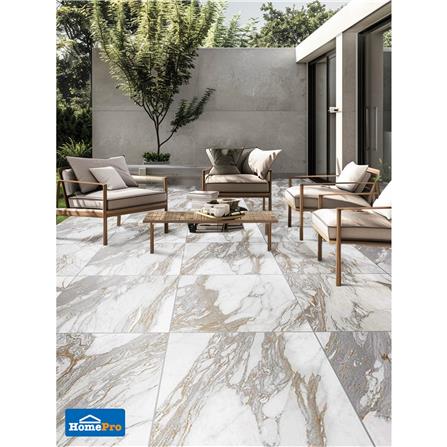 กระเบื้องพื้นพอร์ซเลน 60x60 ซม. COTTO คาลาคัตตา โกลด์ ขาว PM 1.44 ตร.ม._3