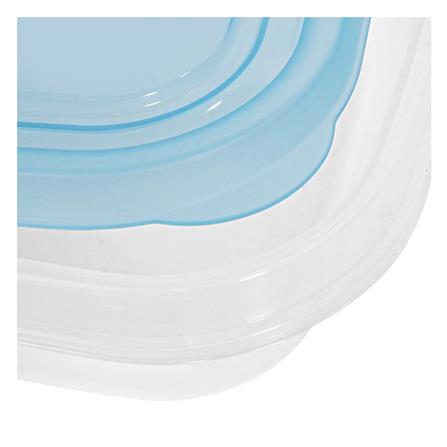 กล่องอาหารเหลี่ยม 0.8 ลิตร KECH NOLA หลากสี (แพ็ก 3 ชิ้น)_2