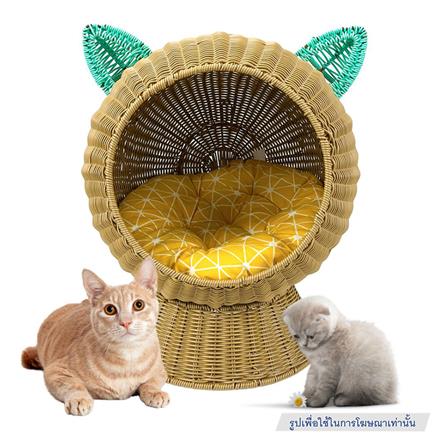 ที่นอนสัตว์เลี้ยง THAI FORWARD 41X41X48 ซม. สีน้ำตาล_1