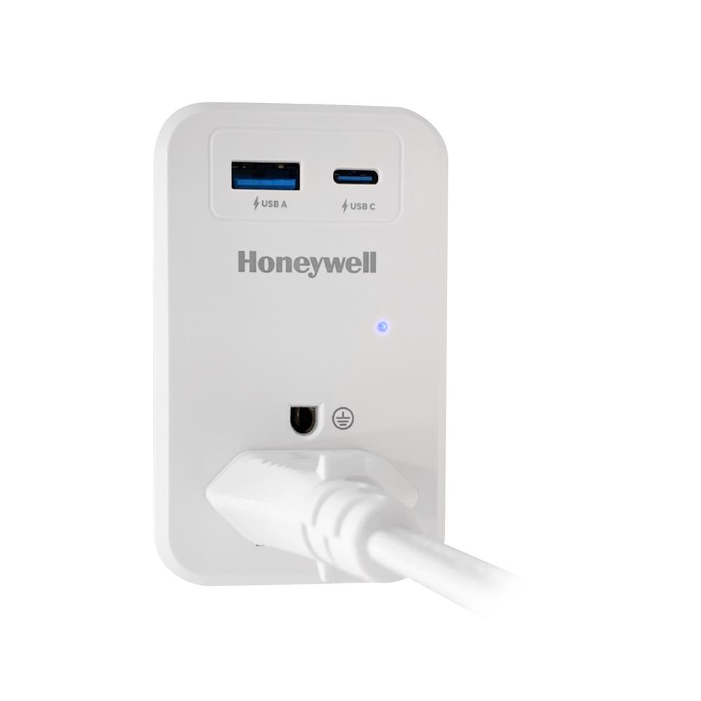 ปลั๊กป้องกันไฟกระชาก 1 ช่อง, 1 USB, 1 PD HONEYWELL