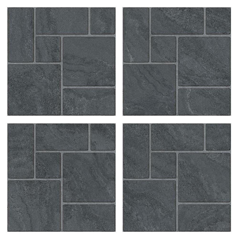 กระเบื้องพื้น 16x16 นิ้ว TARA เอเวอลีน เทาเข้ม A 0.96 ตร.ม.