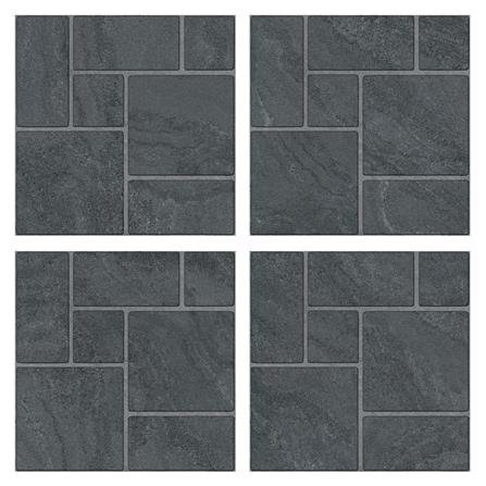 กระเบื้องพื้น 16x16 นิ้ว TARA เอเวอลีน เทาเข้ม A 0.96 ตร.ม._1