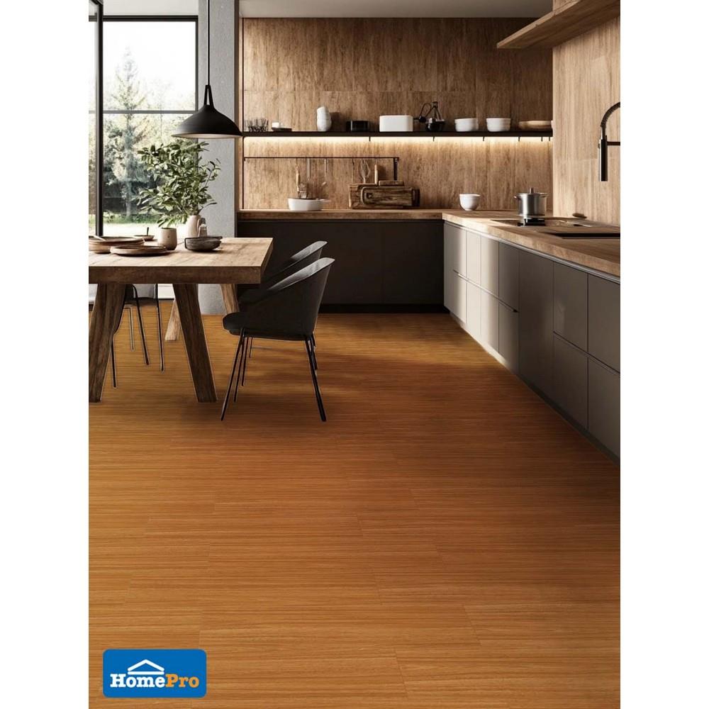 กระเบื้องพื้นพอร์ซเลน 15x60 ซม. TARA เดเรโว่ น้ำตาล PM 0.99 ตร.ม.