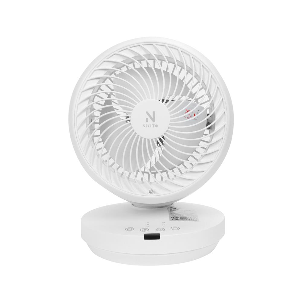 พัดลมตั้งโต๊ะ 6 นิ้ว NIKITO SYF-DQ216R สีขาว_0