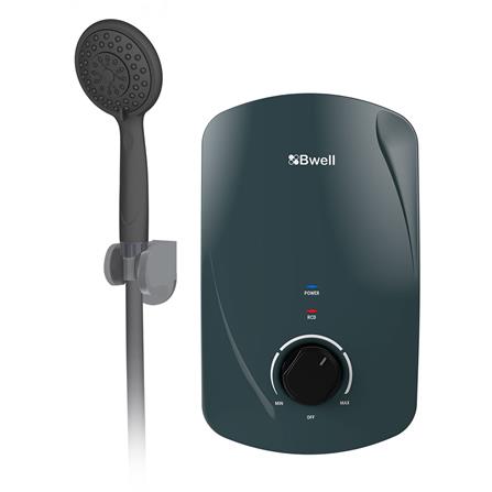 เครื่องทำน้ำอุ่น BWELL LUKA 4500 วัตต์ สีดำ_0