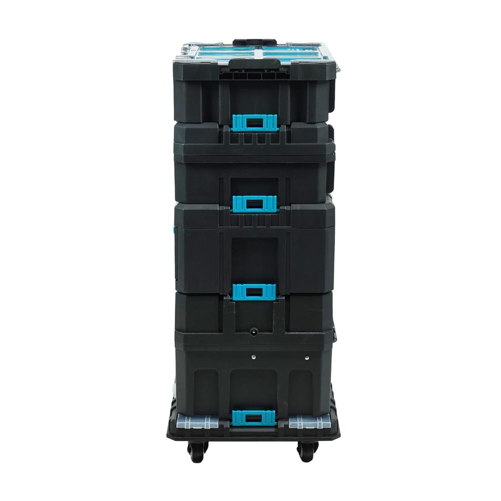 ชุดกล่องเครื่องมือมีล้อ 5IN1 MATALL PRO D51S4A สีดำ/ฟ้า