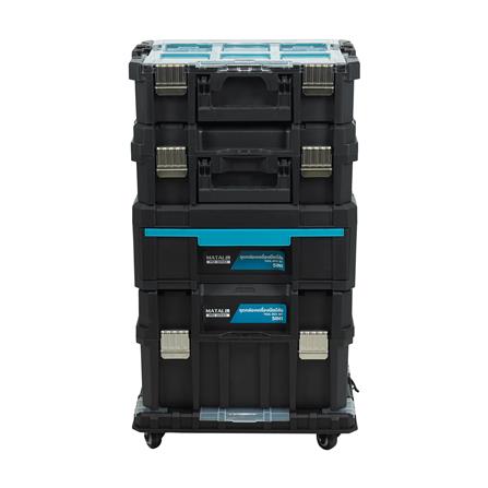 ชุดกล่องเครื่องมือมีล้อ 5IN1 MATALL PRO D51S4A สีดำ/ฟ้า_2