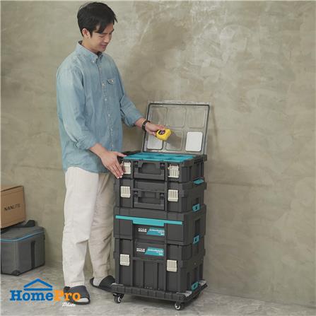 ชุดกล่องเครื่องมือมีล้อ 5IN1 MATALL PRO D51S4A สีดำ/ฟ้า_16