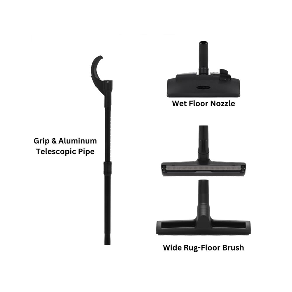 เครื่องดูดฝุ่นและดูดน้ำ HITACHI CV-975PWBKOTH