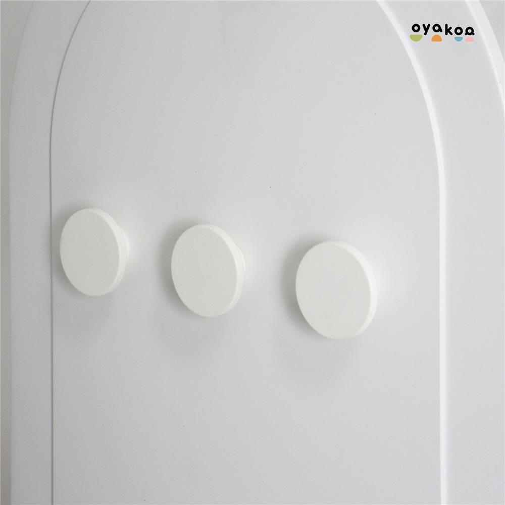 ตู้เสื้อผ้าเด็กโล่งพร้อมชั้นวาง OYAKOO LUNA 82.2 ซม. สีขาว/ลายไม้