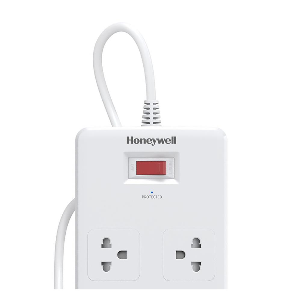 ปลั๊กป้องกันไฟกระชาก 6 ช่อง 2 USB 2 PD HONEYWELL