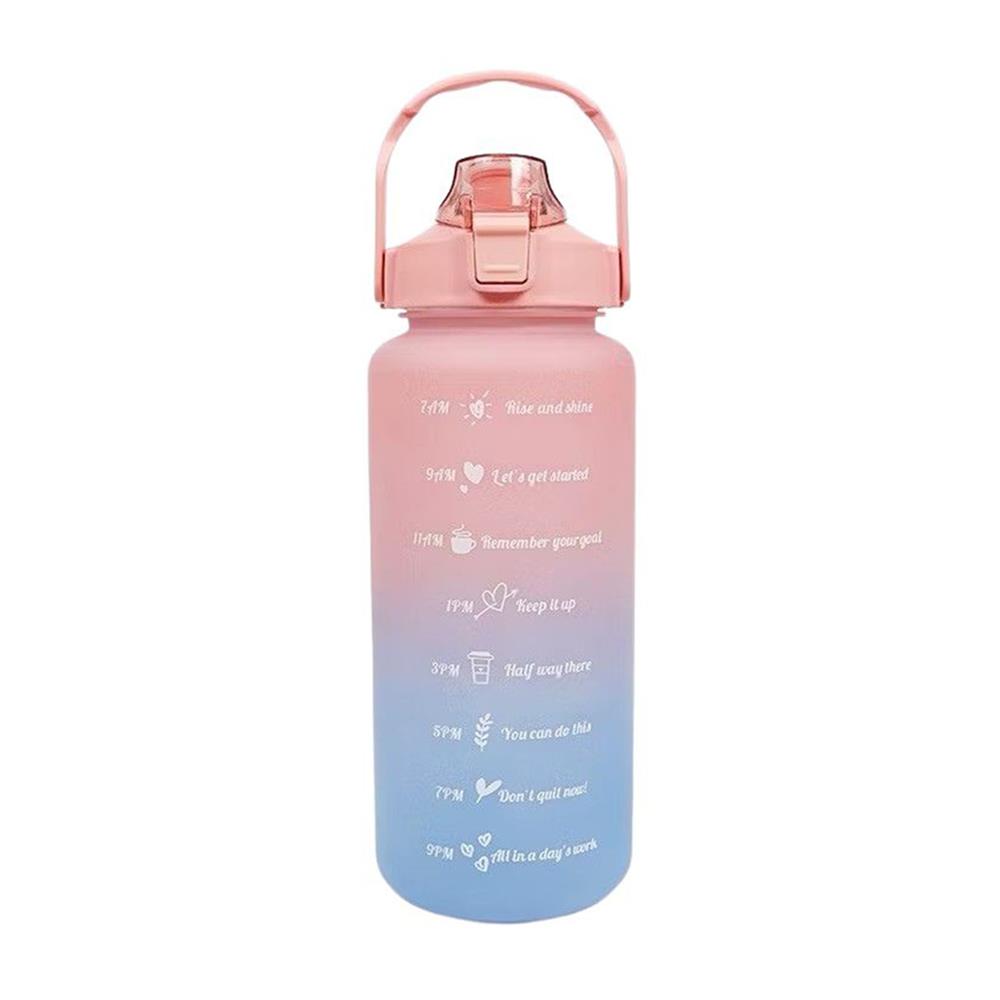 กระบอกน้ำพลาสติก TRITAN HANSEN 2 ลิตร สีชมพูทูโทน