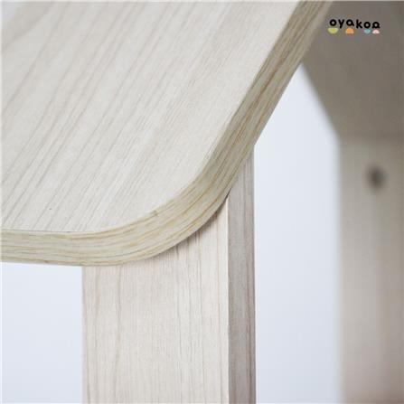ชั้นวางของโล่งสำหรับเด็ก 4 ชั้น OYAKOO STELLA HOME 48 ซม. สีโอ๊ค_2