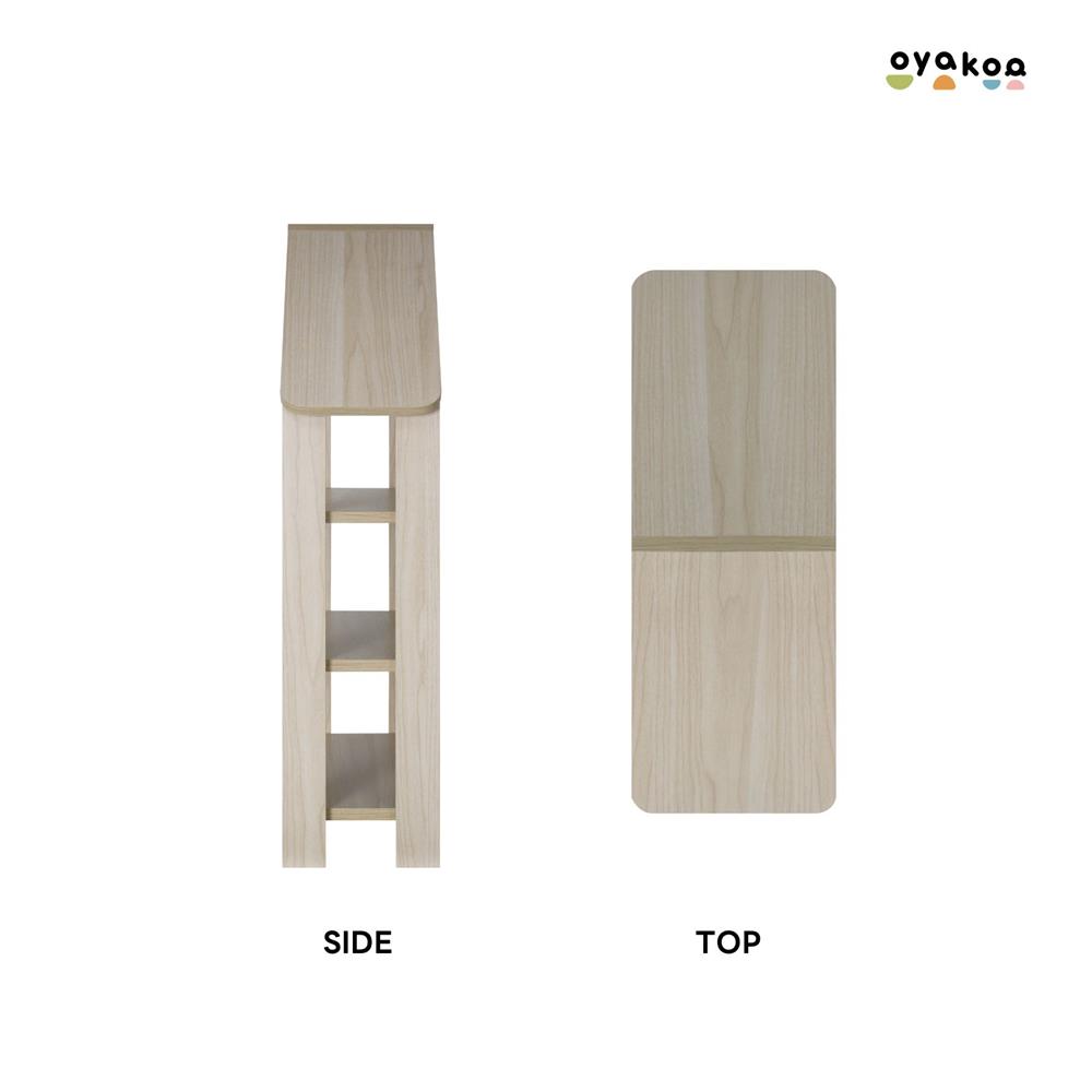 ชั้นวางของโล่งสำหรับเด็ก 3 ชั้น OYAKOO STELLA 48 ซม. สีโอ๊ค